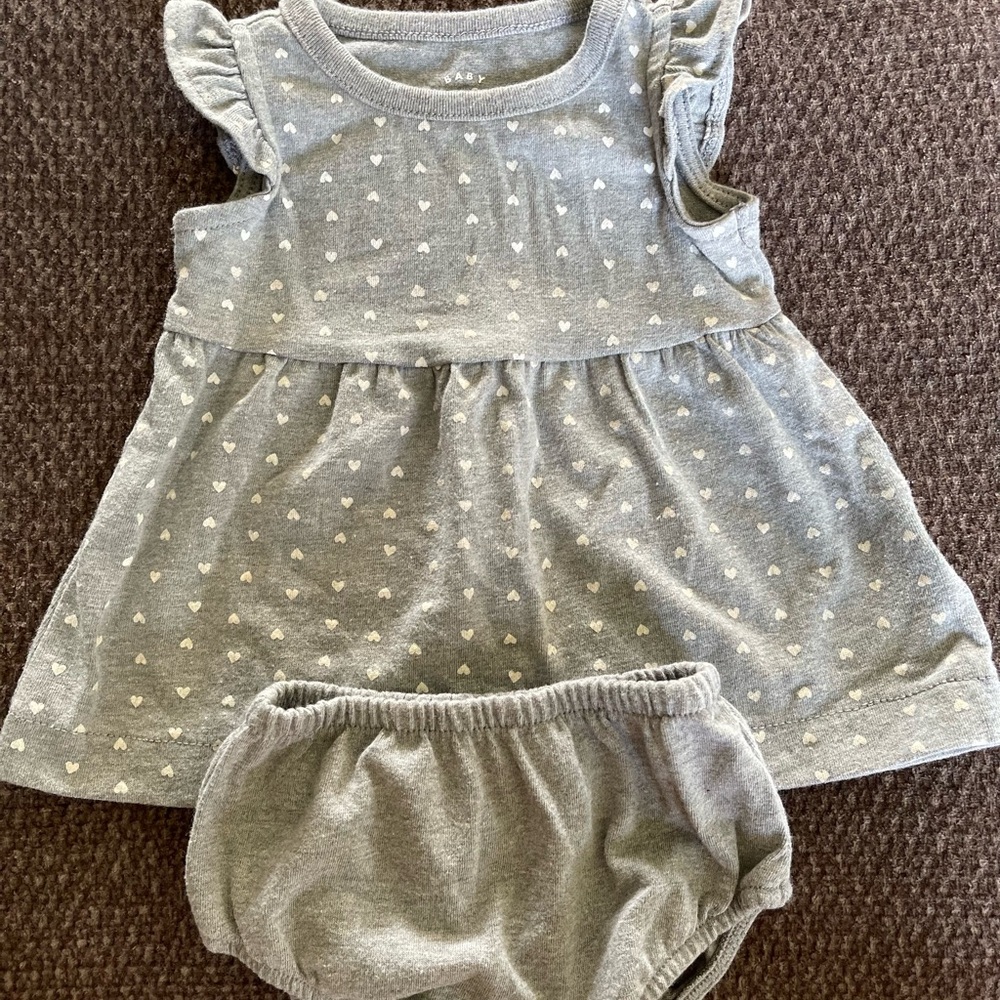 Cat & Jack Newborn Tank Set 🩶🤍 EUC